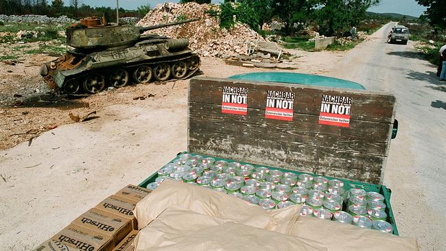 Gründung von Nachbar in Not während des Jugoslawienkriegs 1992