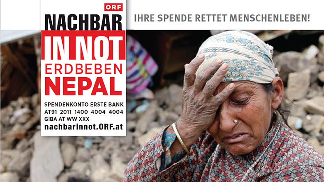 Nachbar in Not - Hilfe für Nepal